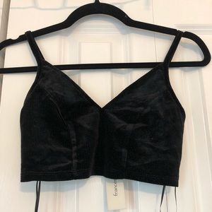 NWT Francesca’s Glitter Bralette